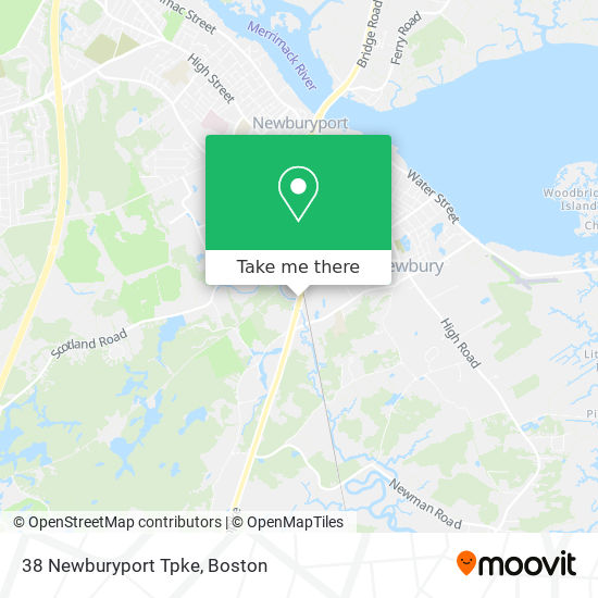 Mapa de 38 Newburyport Tpke