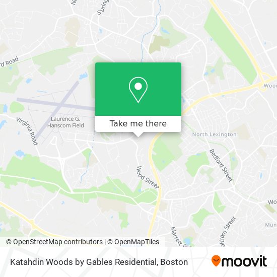 Mapa de Katahdin Woods by Gables Residential