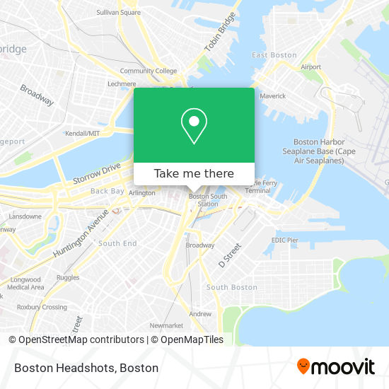 Boston Headshots map