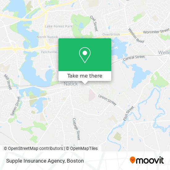 Supple Insurance Agency map