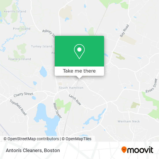 Anton's Cleaners map