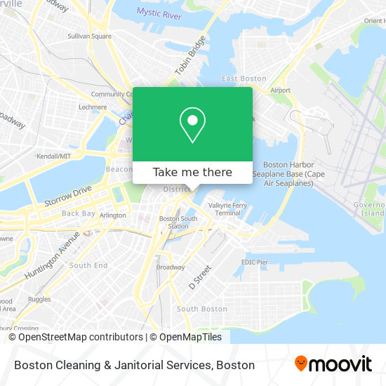 Mapa de Boston Cleaning & Janitorial Services