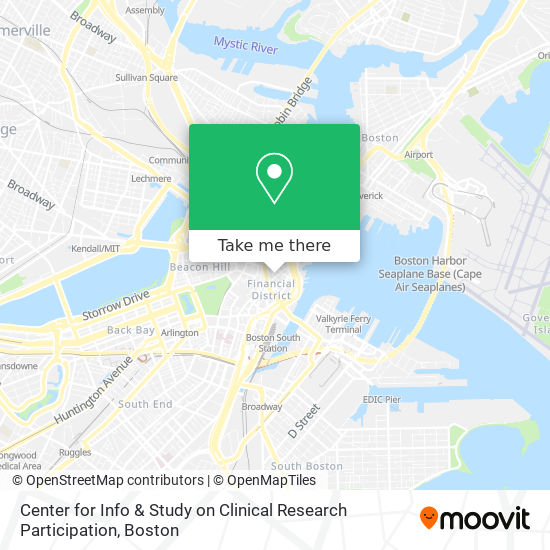 Center for Info & Study on Clinical Research Participation map