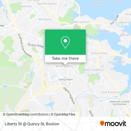 Mapa de Liberty St @ Quincy St