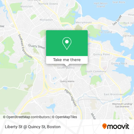 Liberty St @ Quincy St map