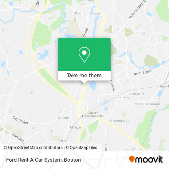 Ford Rent-A-Car System map