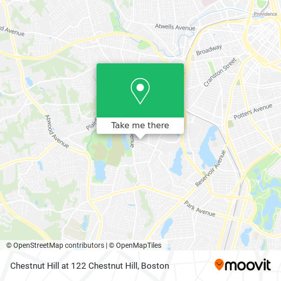 Mapa de Chestnut Hill at 122 Chestnut Hill