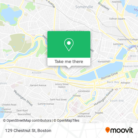 129 Chestnut St map