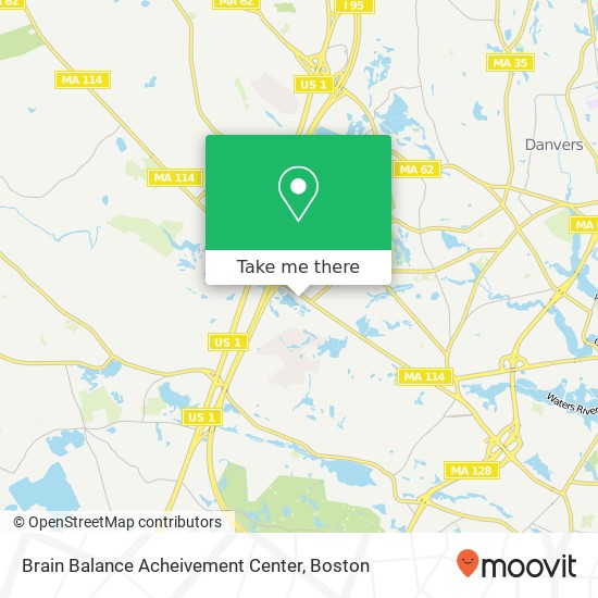 Brain Balance Acheivement Center map