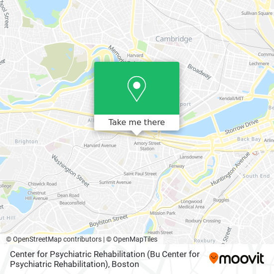 Mapa de Center for Psychiatric Rehabilitation