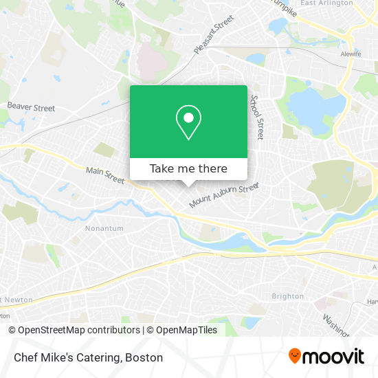 Chef Mike's Catering map