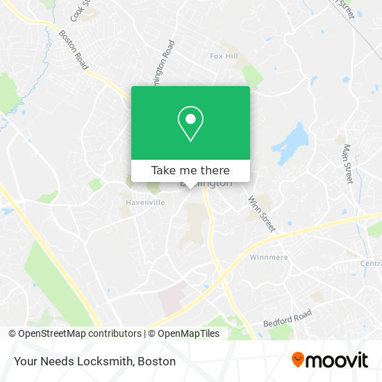 Mapa de Your Needs Locksmith