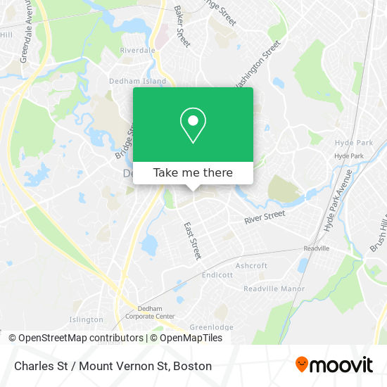 Charles St / Mount Vernon St map