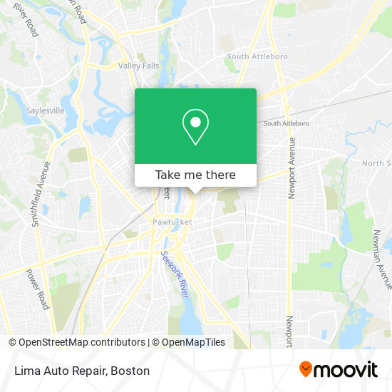 Lima Auto Repair map