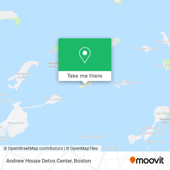 Mapa de Andrew House Detox Center