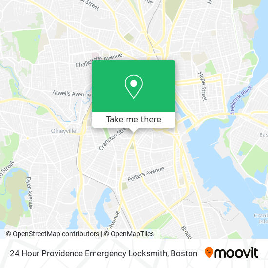 Mapa de 24 Hour Providence Emergency Locksmith