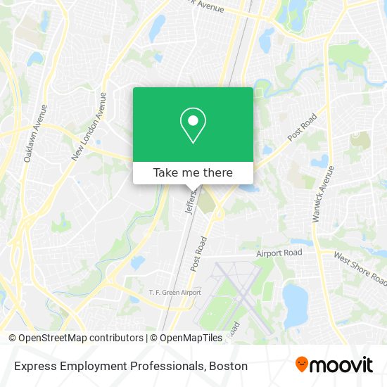 Express Employment Professionals map