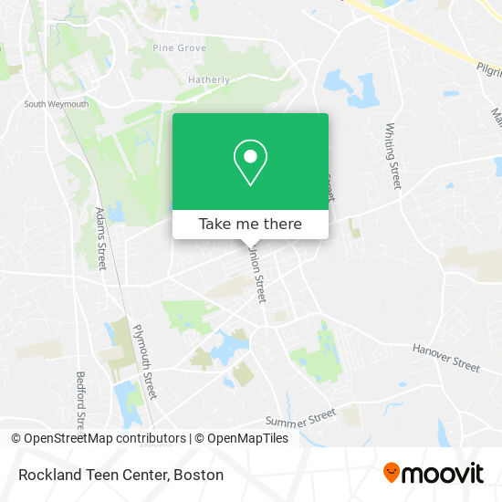 Rockland Teen Center map