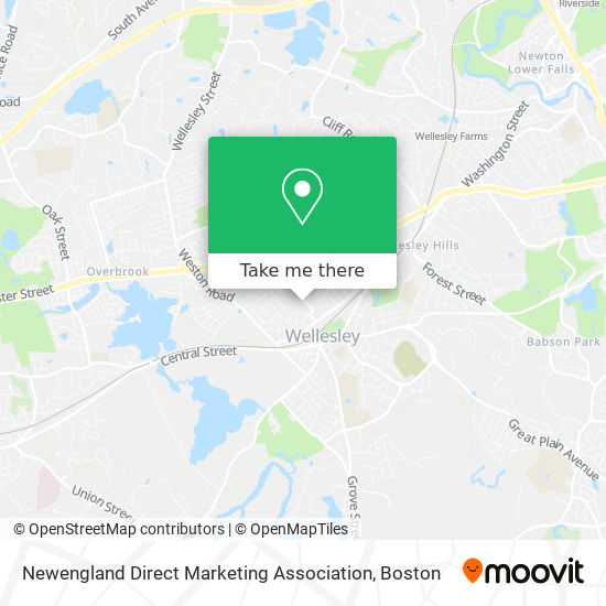 Newengland Direct Marketing Association map