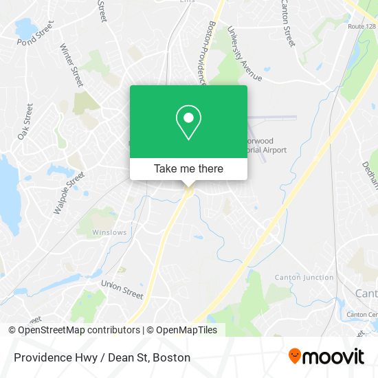 Providence Hwy / Dean St map