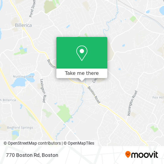 Mapa de 770 Boston Rd