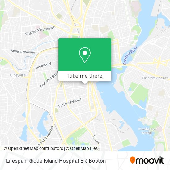 Lifespan Rhode Island Hospital-ER map