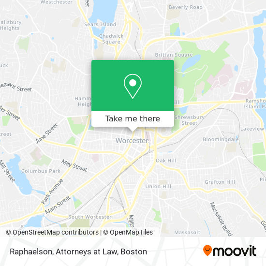 Raphaelson, Attorneys at Law map