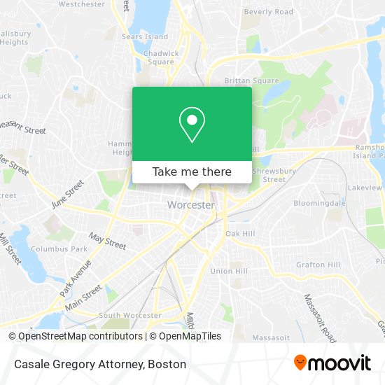 Casale Gregory Attorney map