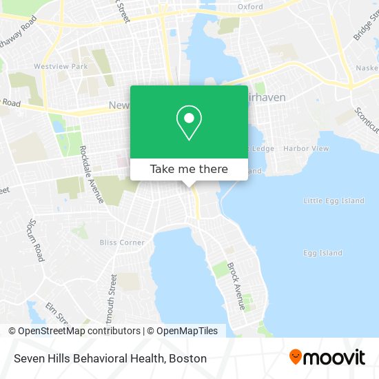 Seven Hills Behavioral Health map