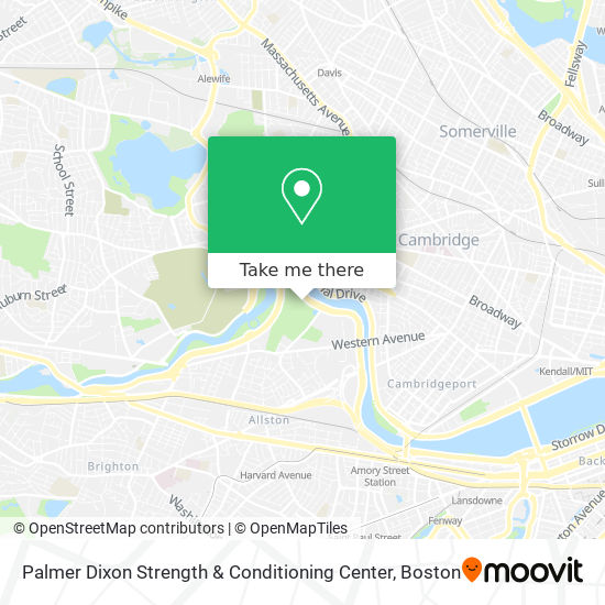 Mapa de Palmer Dixon Strength & Conditioning Center