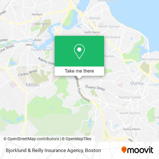 Bjorklund & Reilly Insurance Agency map