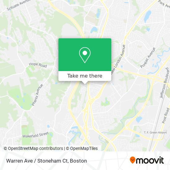 Mapa de Warren Ave / Stoneham Ct