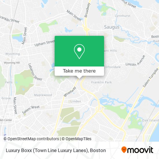 Luxury Boxx (Town Line Luxury Lanes) map