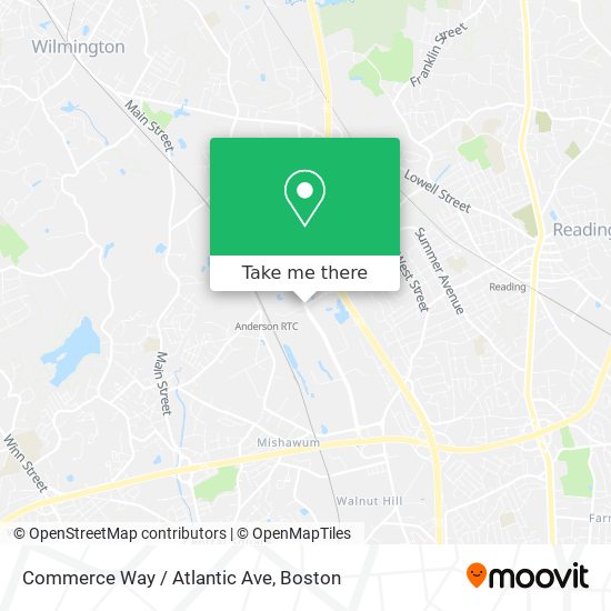Mapa de Commerce Way / Atlantic Ave