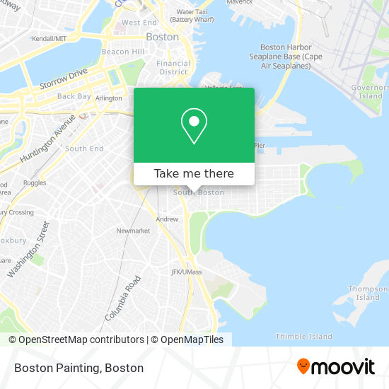 Mapa de Boston Painting