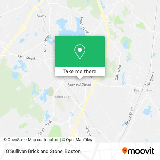 O'Sullivan Brick and Stone map