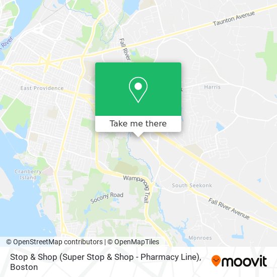 Mapa de Stop & Shop (Super Stop & Shop - Pharmacy Line)