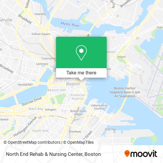Mapa de North End Rehab & Nursing Center