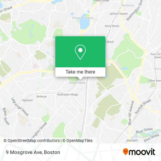 Mapa de 9 Mosgrove Ave