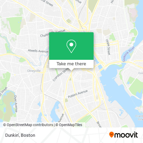 Dunkin' map