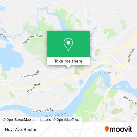 Mapa de Hoyt Ave