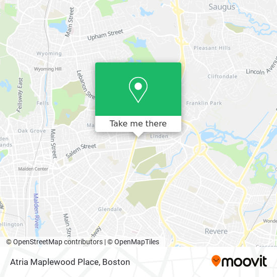 Atria Maplewood Place map