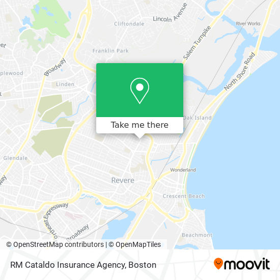 Mapa de RM Cataldo Insurance Agency