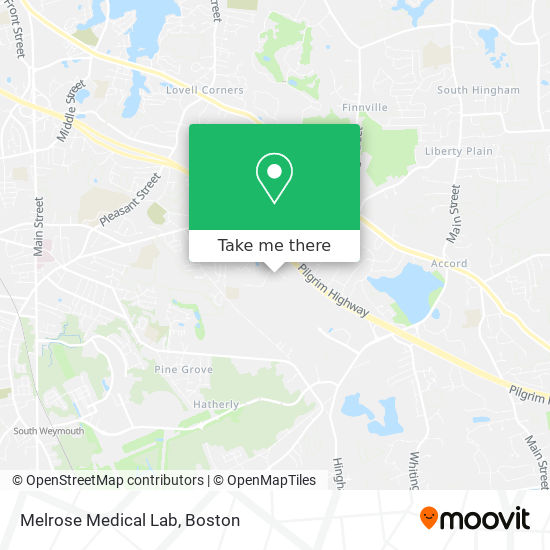 Melrose Medical Lab map