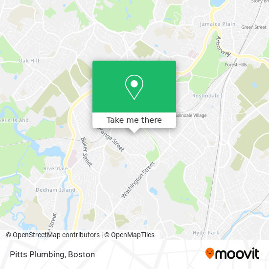 Mapa de Pitts Plumbing