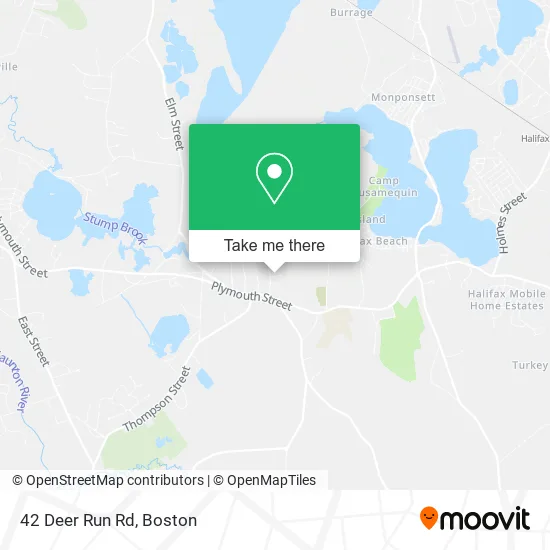 42 Deer Run Rd map
