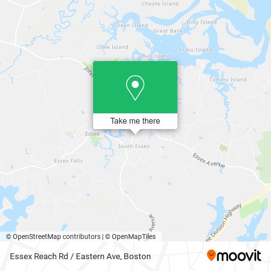 Mapa de Essex Reach Rd / Eastern Ave