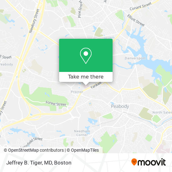 Mapa de Jeffrey B. Tiger, MD