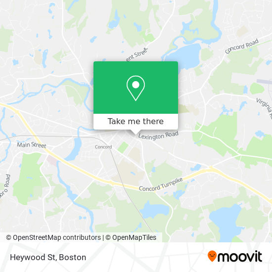 Heywood St map