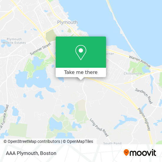 AAA Plymouth map